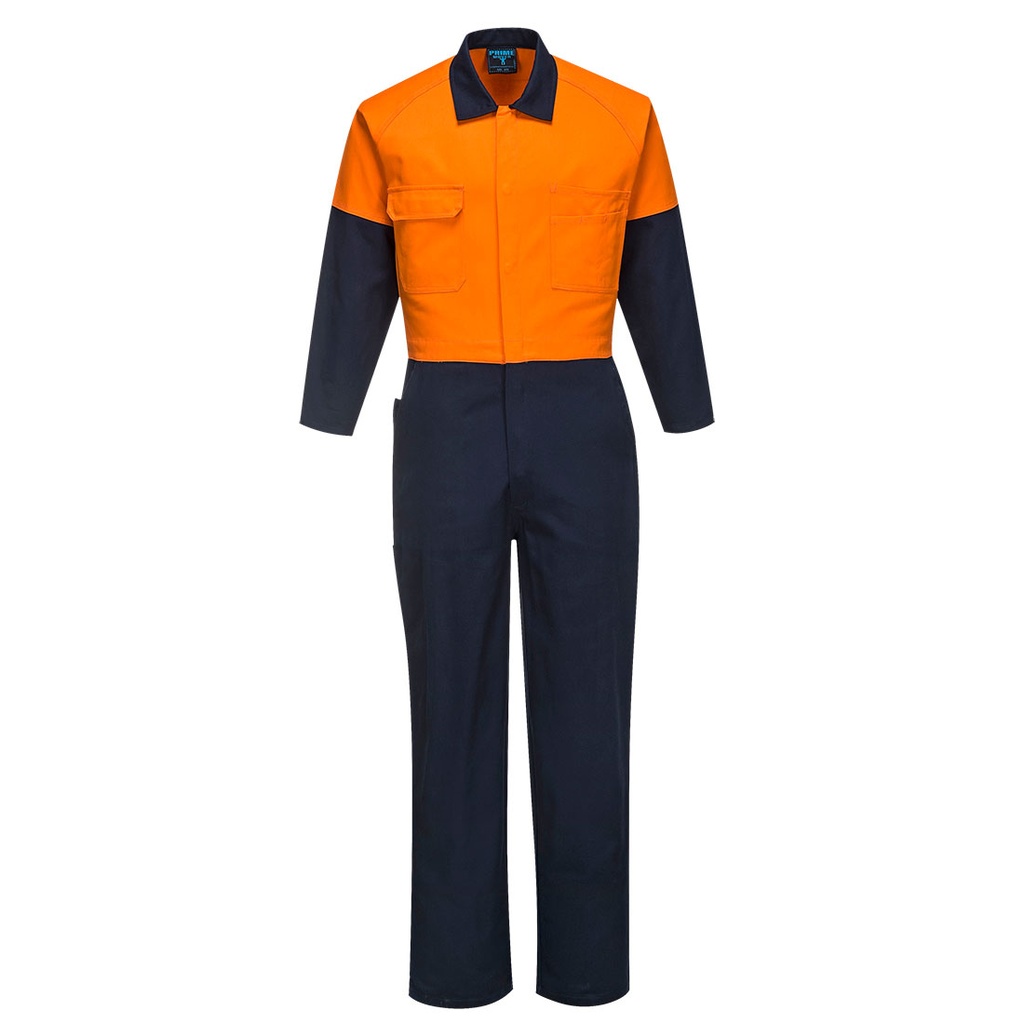 [MW931ONR077] Hi-Vis Contrast Class D Coverall (077, Regular)