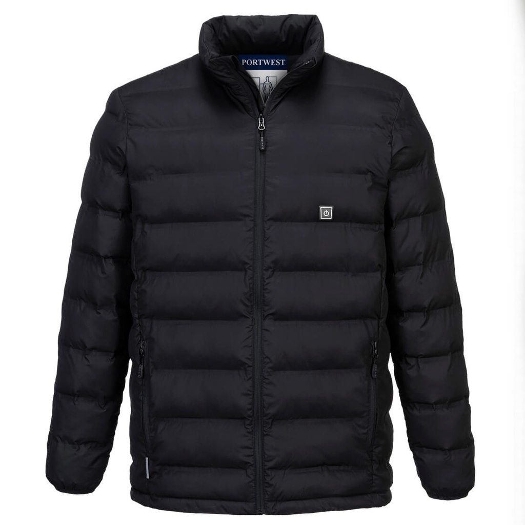 [S547BKRXS] Ultrasonic Heated Tunnel Jacket (Black, XS)