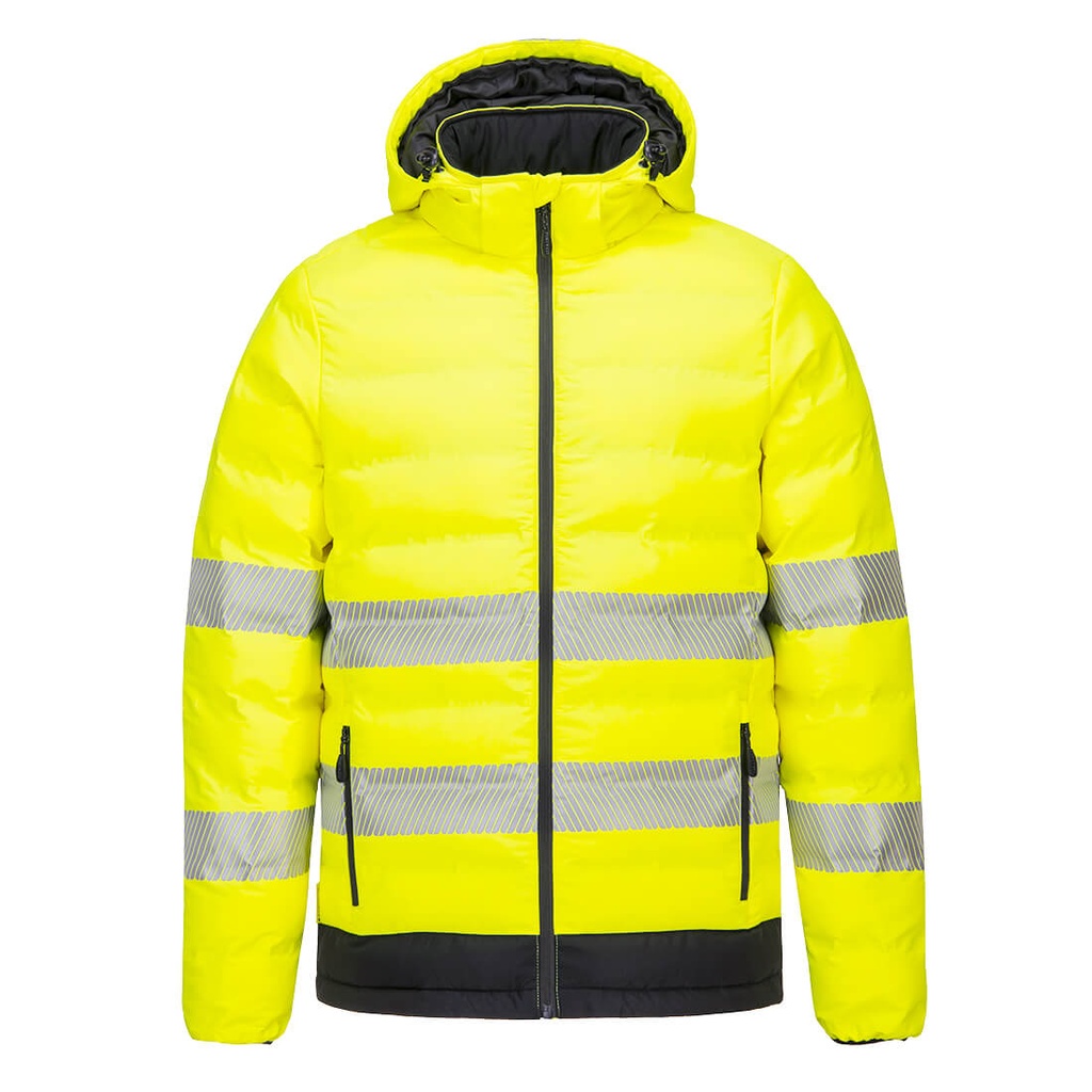 [S548YBRS] Hi-Vis Ultrasonic Heated Tunnel Jacket (S)