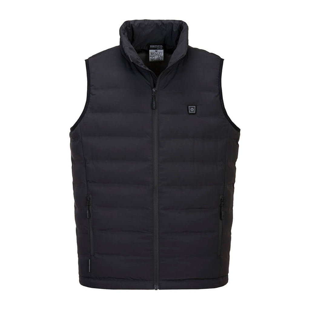 [S549BKRXS] Ultrasonic Heated Tunnel Vest (Black, XS)