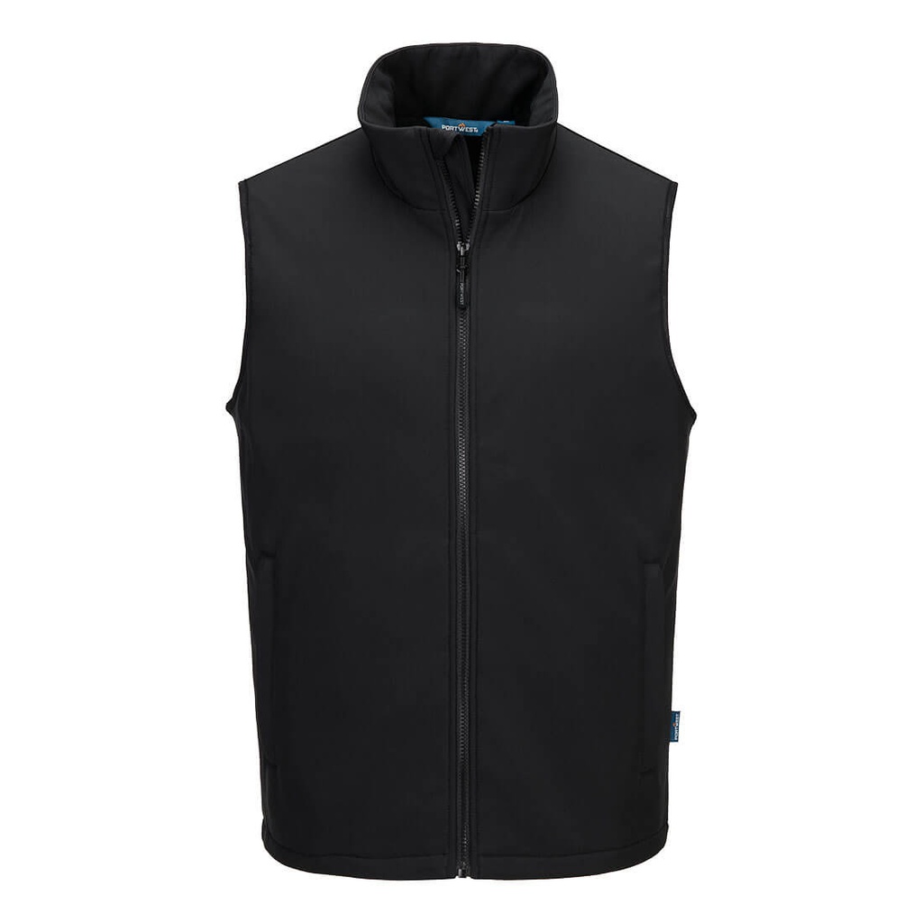 [S649BKRS] Heated Softshell Gilet (Black, S)