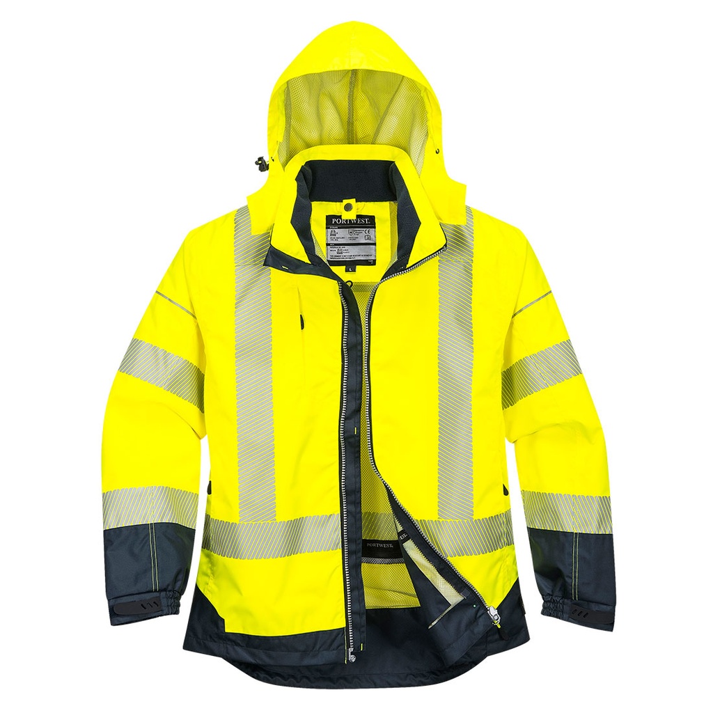 [T403YNRS] PW3 Hi-Vis Breathable Rain Jacket (S)