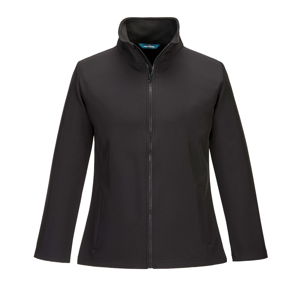 [TK21BKRXS] Women's Print and Promo Softshell (2L) (Black, XS)