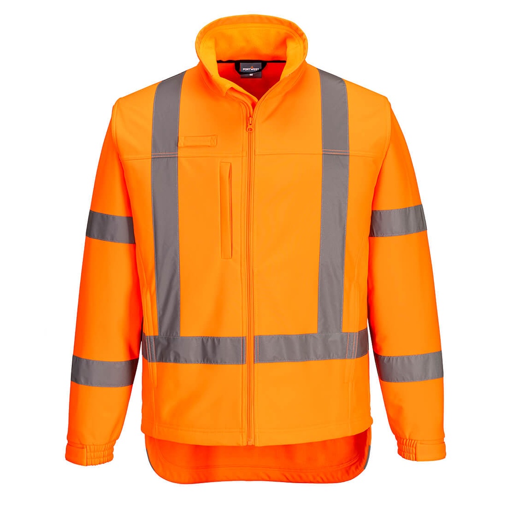 [TM602ORRS] TTMC-W17 Hi-Vis X Back Softshell (S)