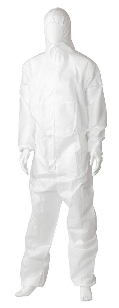 SMS Coverall Type 5/6 - White, 50gsm