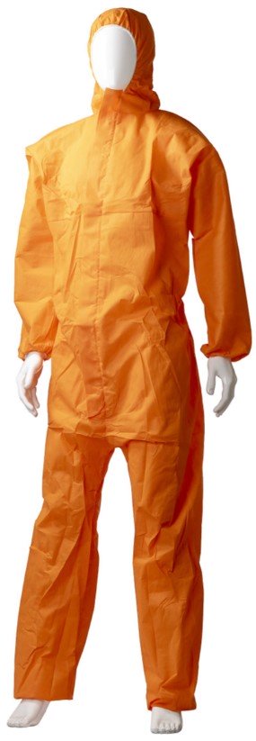 SMS Coverall Type 5/6 - Orange, 50gsm