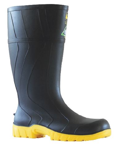 [MPH31071] Bata PVC Safety Gumboots - Black (UK4)