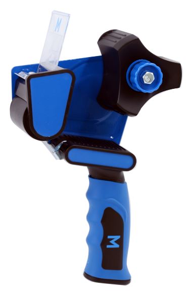 [MPH13521] Pistol Grip Magnet Tape Dispenser - Blue/Black, 76mm Core / 48mm Wide (Each)