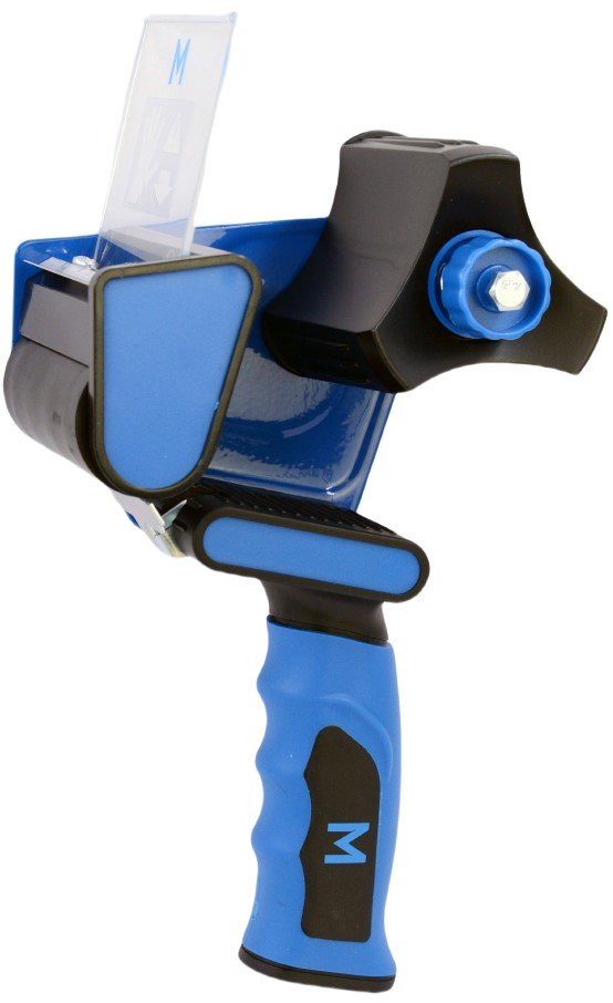[MPH13525] Pistol Grip Magnet Tape Dispenser - Blue/Black, 76mm Core / 72mm Wide (Each)