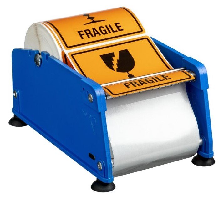 [MPH15136] Adhesive Label Dispenser - Blue, 100mm Width *Fits 1 Roll (Each)