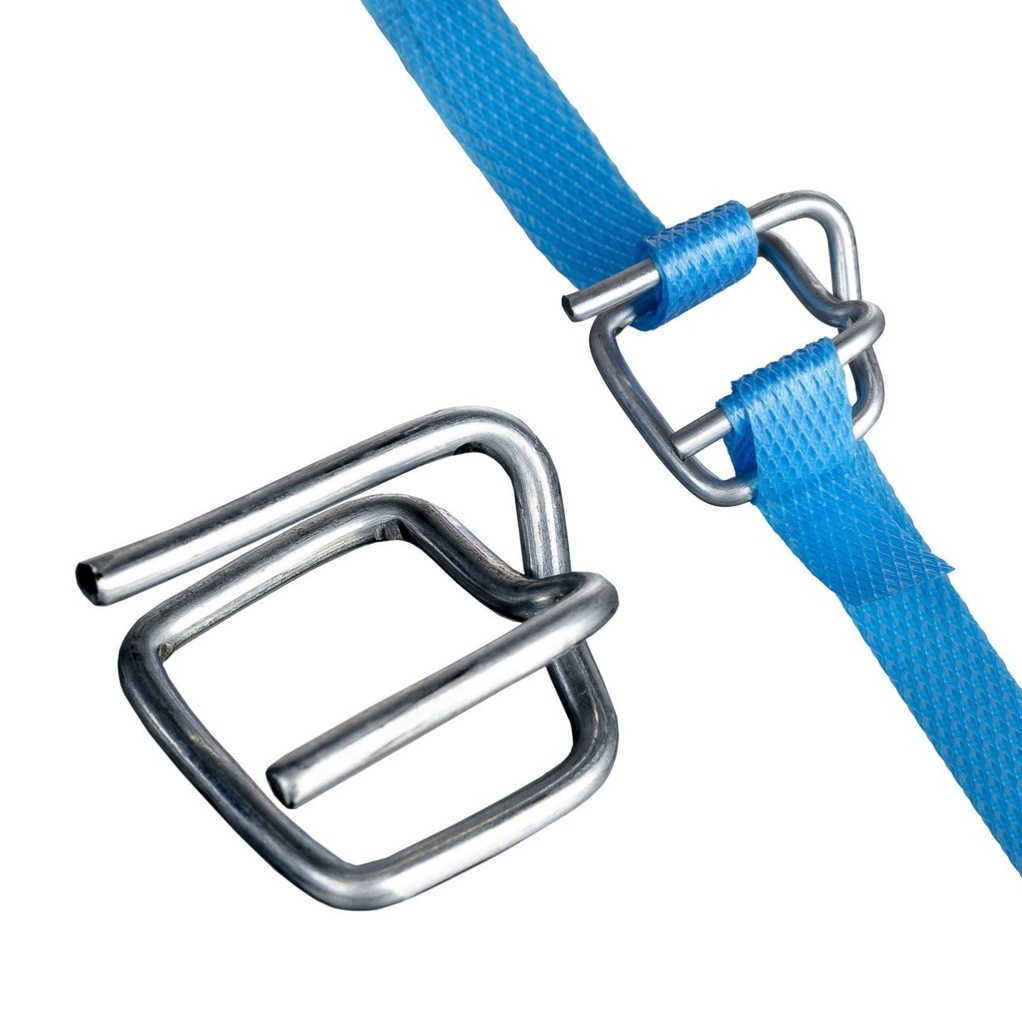 [MPH11620] Wire Buckles Heavy Duty - Silver, 19mm, 0.5 Gauge (Box of 1000 Buckles)