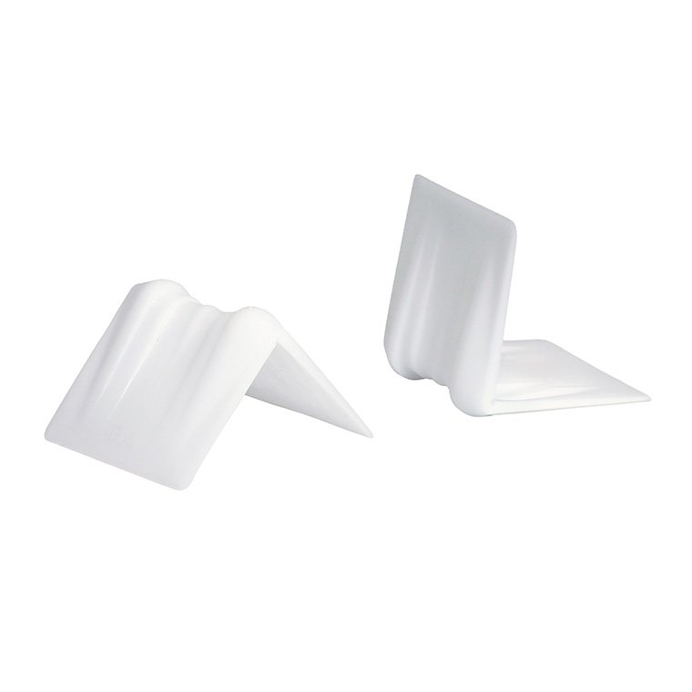 Polypropylene Corner Protectors - White, 32mm, 60mm x 50mm (Box of 750 Units)