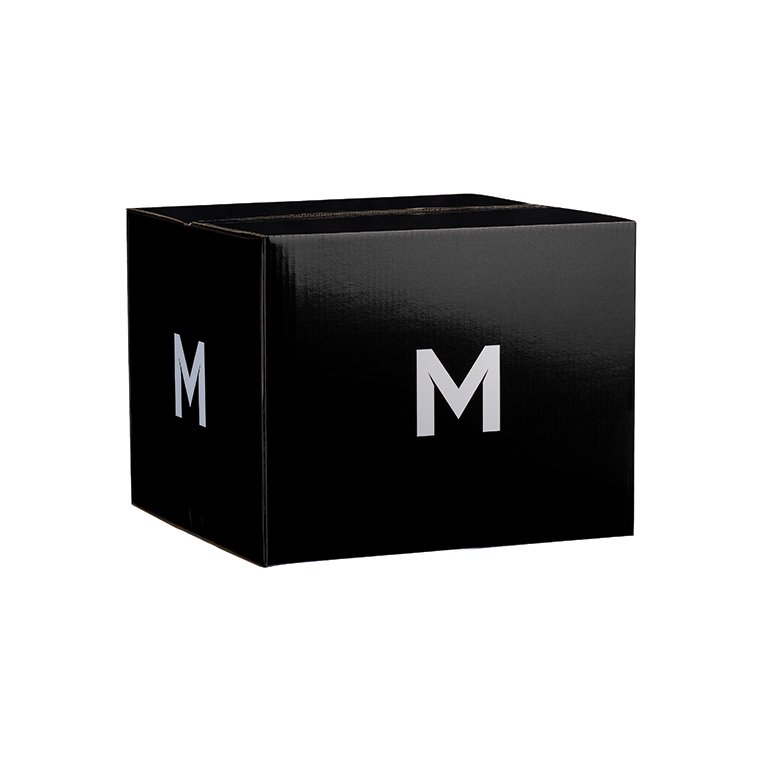 [MPH26010] Matthews Cardboard Box Medium - Black, 400mm x 320mm x 400mm (Pack of 20 Boxes)