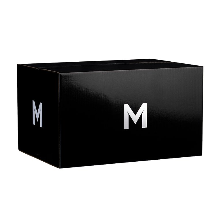 [MPH26020] Matthews Cardboard Box Large - Black, 400mm x 320mm x 555mm (Pack of 20 Boxes)