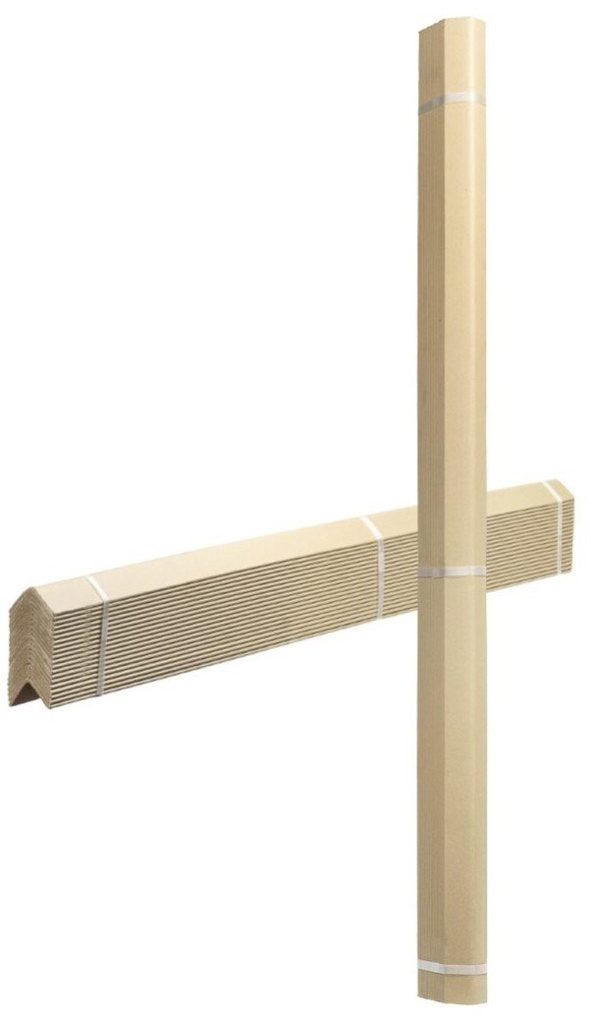 [MPH12040] Cardboard Corner Board - Brown, 50mm x 50mm x 4mm x 1250mm (Pack of 20 Boards)