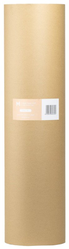 Kraft Paper Roll - Brown, 900mm x 250m, 80gsm (1x Roll)