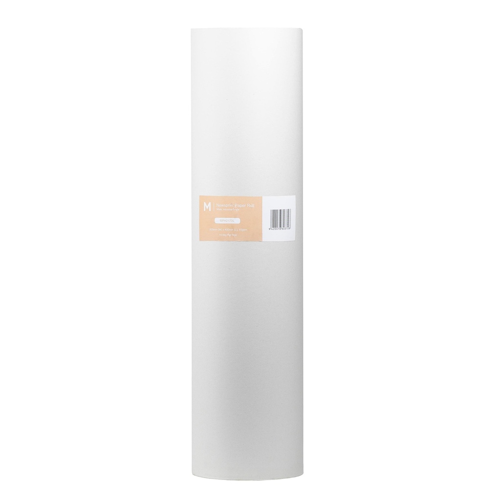 [MPH21720] Newsprint Paper Roll - White, 800mm x 400m, 45gsm (Roll)
