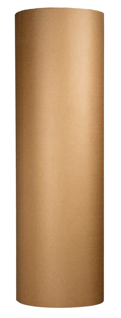Corrugated Cardboard Roll - Brown, 1800mm x 75m (1x Roll)
