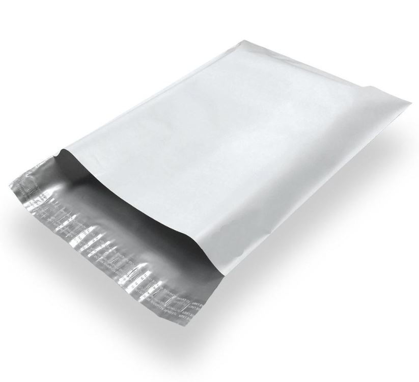 [MPH19210] Self Adhesive Courier Mailer #4 - White, 340mm x 440mm + 50mm Flap (Box of 750 Mailers)