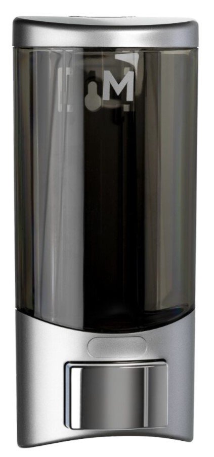 Luxury Liquid Wall Dispenser - Silver, 500ml Capacity (Each)