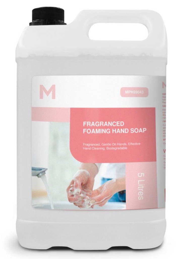 Fragranced Foaming Hand Soap - Clear, 5L Refill Bottle (Bottle)