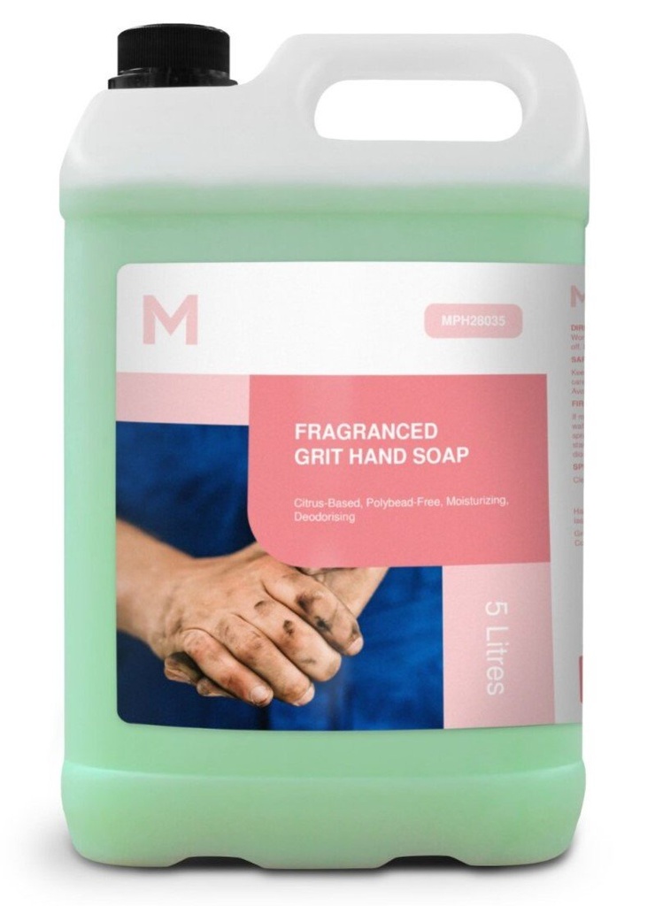 Fragranced Grit Hand Soap - Green, 5L Refill Bottle (Bottle)