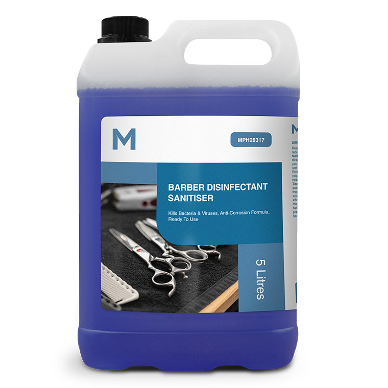 [MPH28317] Barber Disinfectant Sanitiser - Blue, 5L Refill Bottle (Bottle)