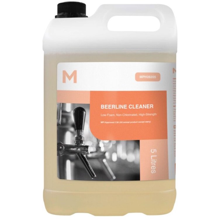 [MPH28205] Beerline Cleaner - Clear, 5L Refill Bottle *MPI Approved C38 (Bottle)