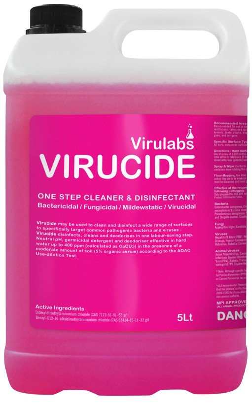 [MPH28162] Virucide Cleaning Agent - Pink, 5L Refill Bottle (Bottle)