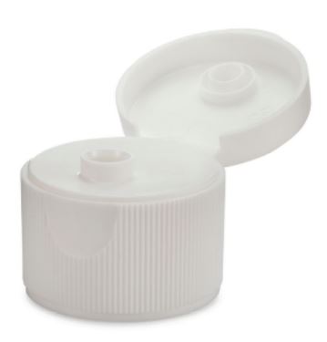 [MPH28672] Household Flip Top Cap - White, 28/410 Neck (Each)