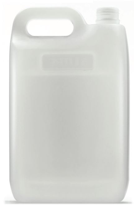 [MPH28690] Industrial Jerry Can Bottle - Clear, 38/410 Neck, 5L Size (Each)