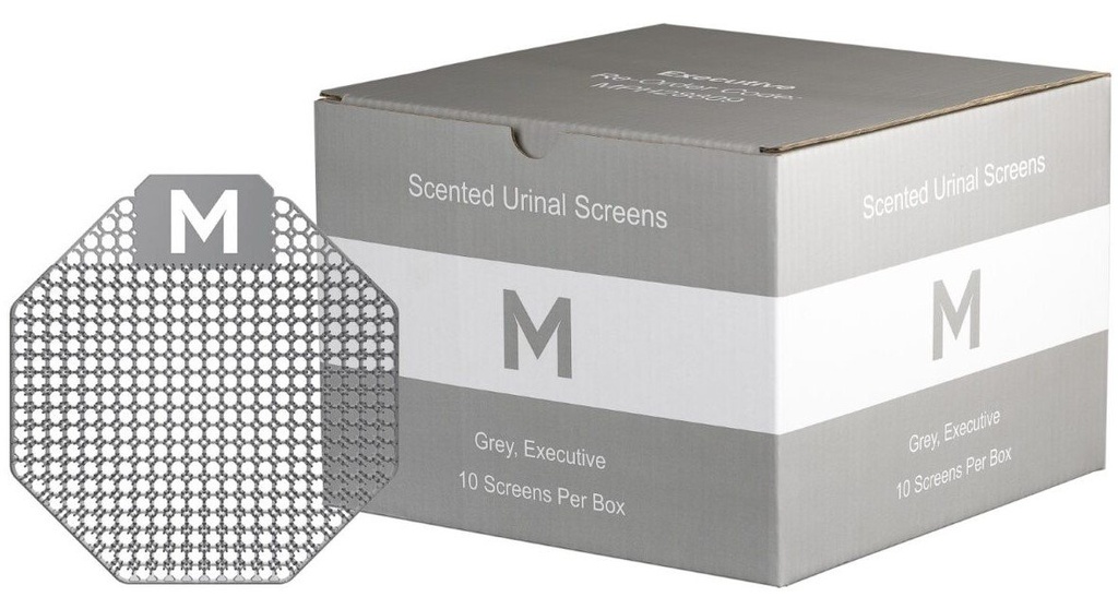 [MPH28809] Scented Urinal Screen - Grey, Executive + Plastic Glove * (Each)
