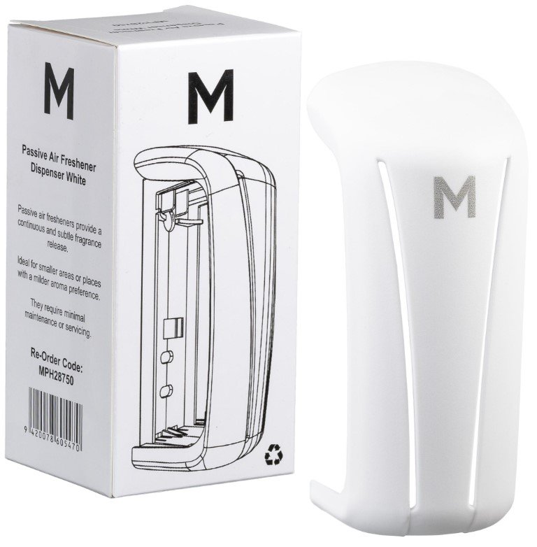 Passive Air Freshener Dispenser - White, Fits Tower Refills (Each)