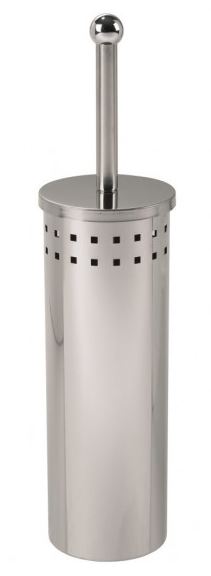 Enclosed Stainless Toilet Tidy Set - Silver, Stainless Steel (Each)