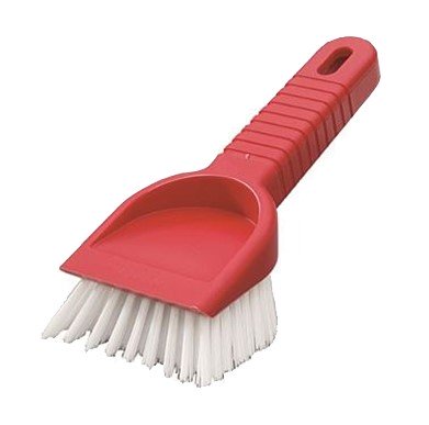 [MPH33410] Corner Scrubbing Brush - Red, Stiff Bristles (Each)