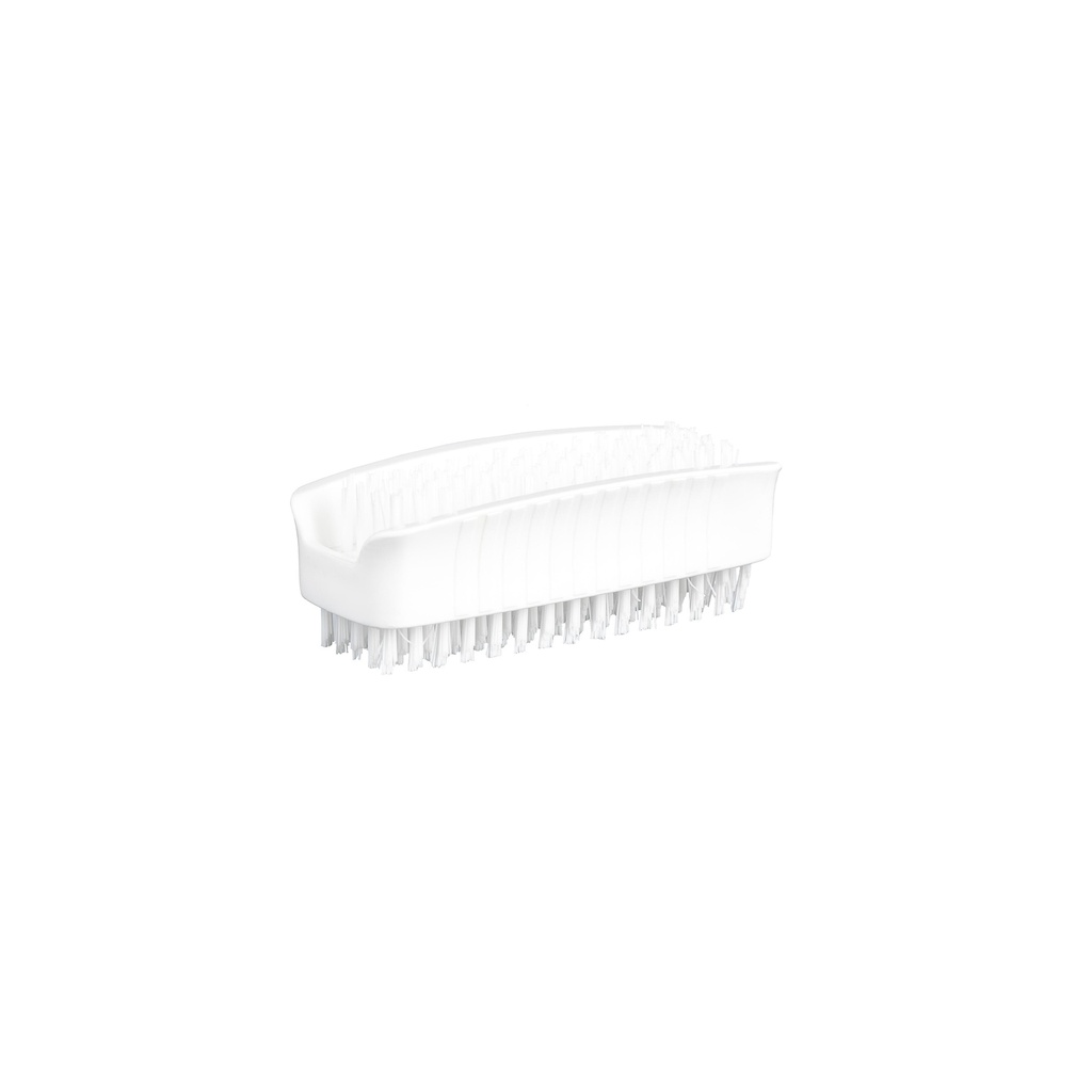 [MPH33530] Double Sided Nail Brush - White, Stiff Bristles (Each)