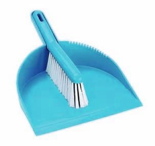 [MPH33790] Deluxe Brush & Pan Set - Blue, Soft Bristles (Each)