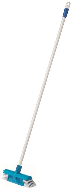 [MPH33850] Deluxe Indoor Broom Complete - Blue, 300mm x 22mm x 1200mm, Soft Bristles (Each)