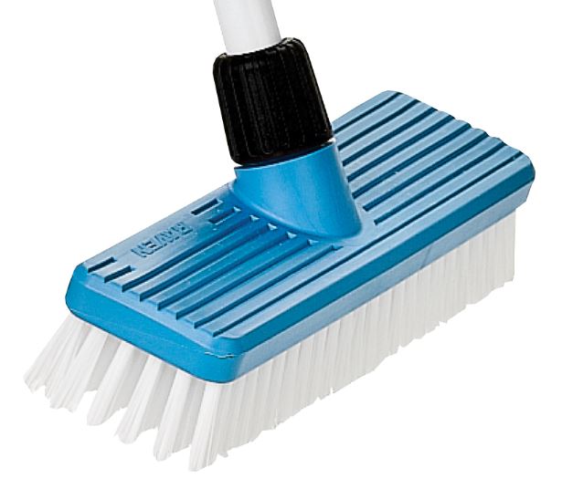 [MPH33867] Deck Scrubbing Broom Head - Blue, 250mm x 22mm, Stiff Bristles (Each)