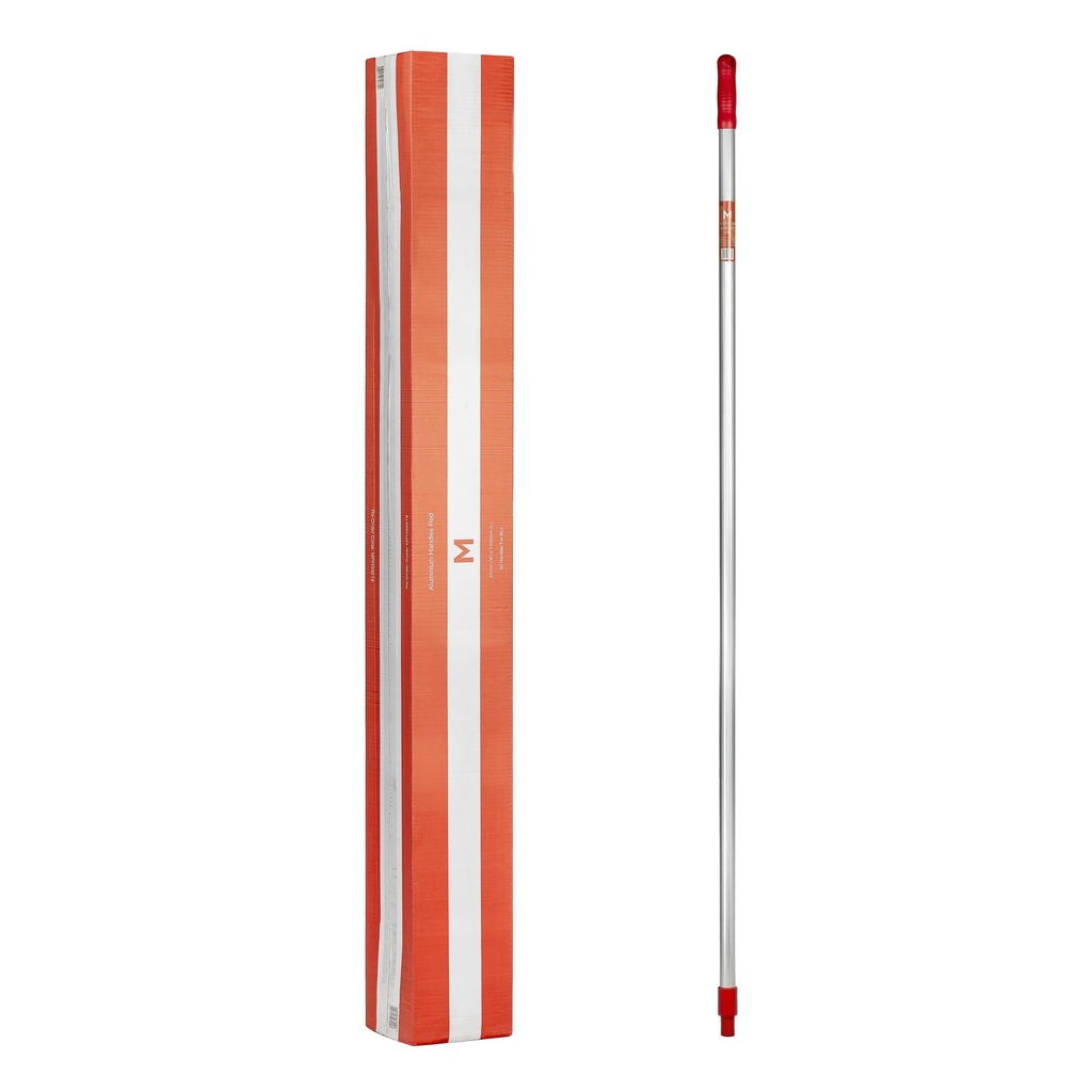 [MPH33218] Aluminium Mop Handle - Red, 25mm x 1.0mm x 1500mm (Each)