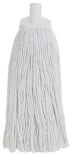 [MPH33205] Cut Cotton Mop Head - White, 25mm x 400g / 300mm (Each)