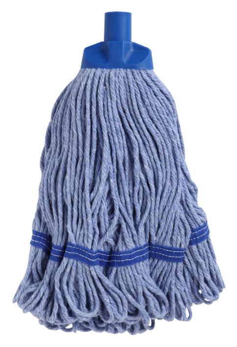 [MPH33616] Looped Cotton Mop Head - Blue, 25mm x 350g / 300mm (Each)