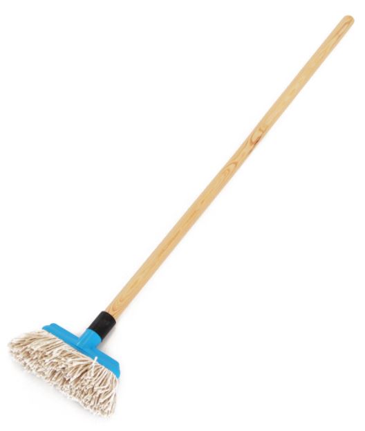 Cotton Wall Mop Complete - White, 150mm x 22mm x 900mm *Dolly Mop* (Each)