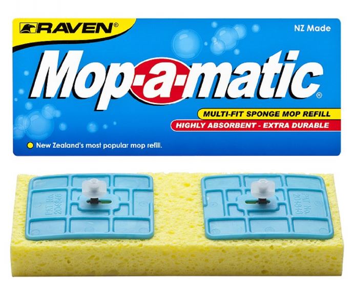 Mop-a-Matic Standard Mop Head - Yellow, 220mm x 22mm x 1200mm (Each)