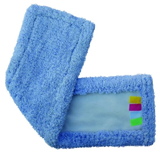 Flat Mop Pad - Blue, Dry Only, 640mm Wide (Each)