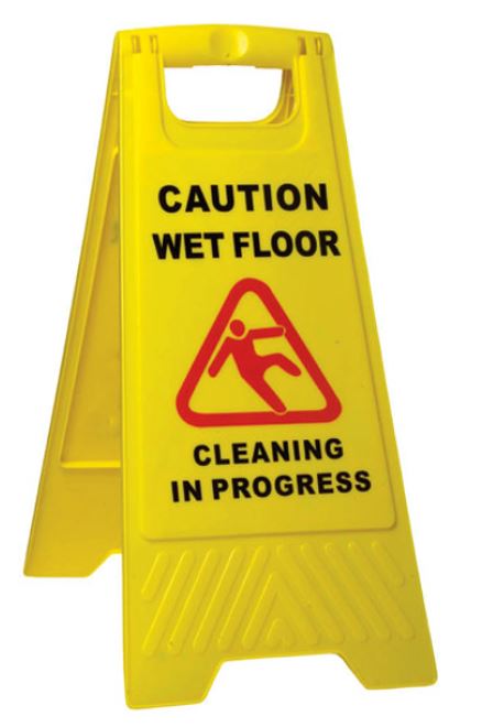[MPH33984] Safety Sign Wet Floor - Yellow, 290mm x 600mm (Each)