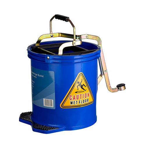 Roller Wringer Bucket - Blue, 16L Capacity (Each)