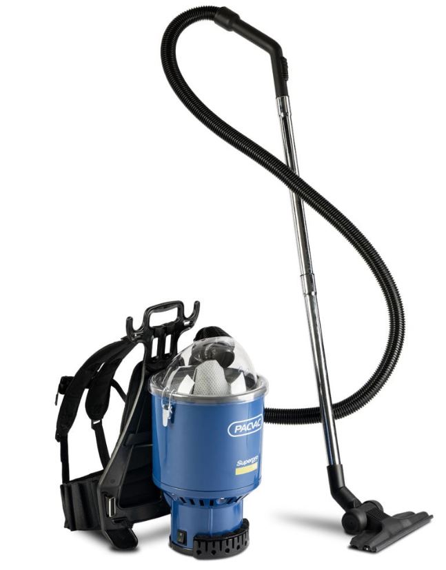 Pacvac Backpack Vacuum - Blue, Superpro 700, Corded (Each)