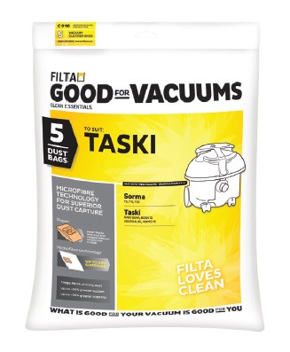 [MPH33468] Taski T5 Vacuum Bag - White, SMS (Pack of 5 Bags)