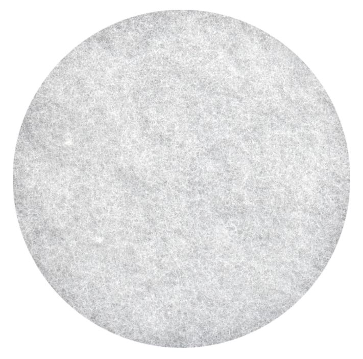 Polishing Floor Pad - White, 400mm / 16" (Pack of 5 Pads)